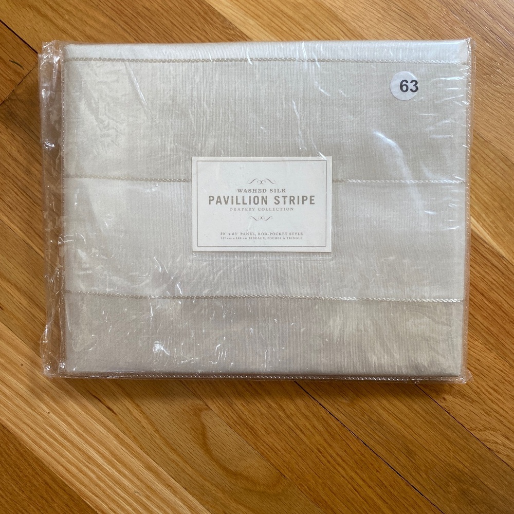 Restoration hardware silk drape
